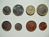 Anglické mince