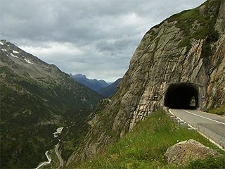 Sustenpass švýcarsko cyklo