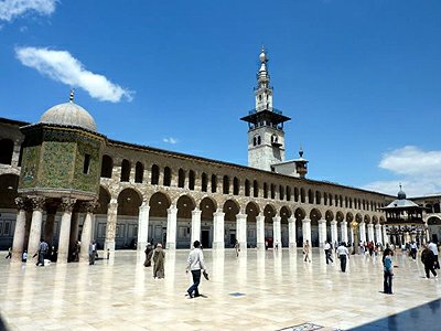 Sýrie Damašek Umajjovská mešita