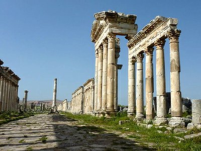 Syrie Apamea kolonada