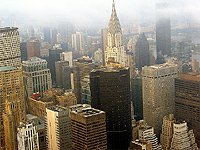 Pohled z Empire state building – mrakodrap chrysler