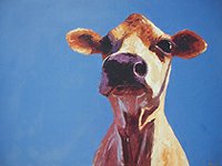 Brighton art - cow