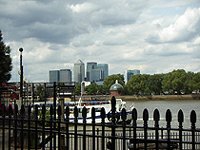 London Greenwich pier