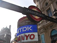 London Piccadilly circus