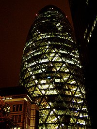 Swiss Tower at night