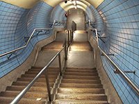 Waterloo Northern line stairs