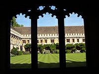 Magdalen College courtyard