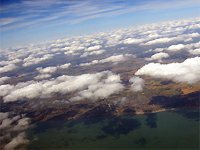 England from airplane